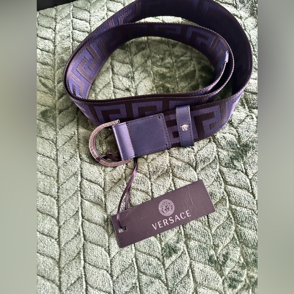 Versace Greek Key Belt